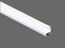 [370001000013] PERFIL ENMARCADO ESTANDAR 10MM BLANCO BRILLO 3 M (paq. 10 ud.)