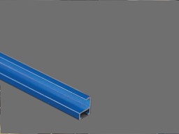 [370001000015] PERFIL ENMARCADO ESTANDAR 10MM  AZUL BRILLO 3 M (paq. 10 ud.)